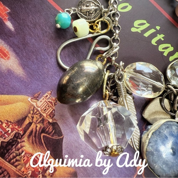 Colorful charms necklace - Picture 2 of 3